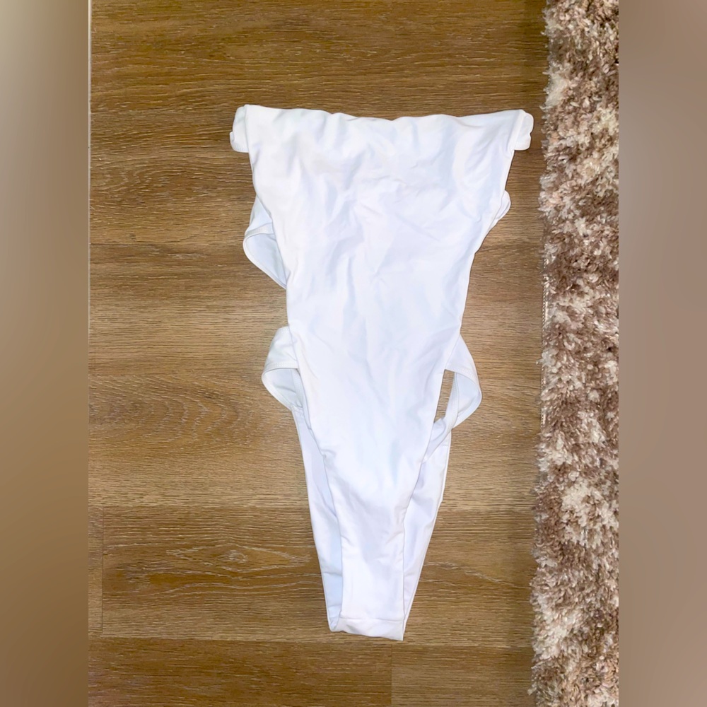 Zaful white bathing suit (size M)